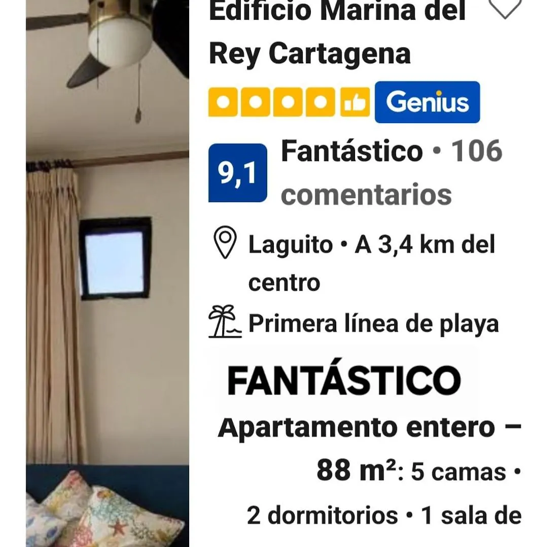 Apartamento Edificio Marina del Rey Cartagena Colombia